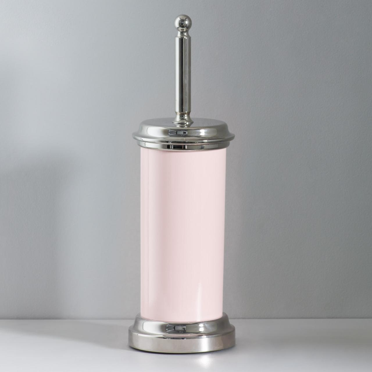 Modern Toilet Brush and Holder Pink Ceramic Base – Hansel & Gretel